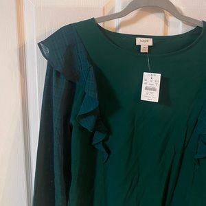 J. Crew Factory Ruffle Top